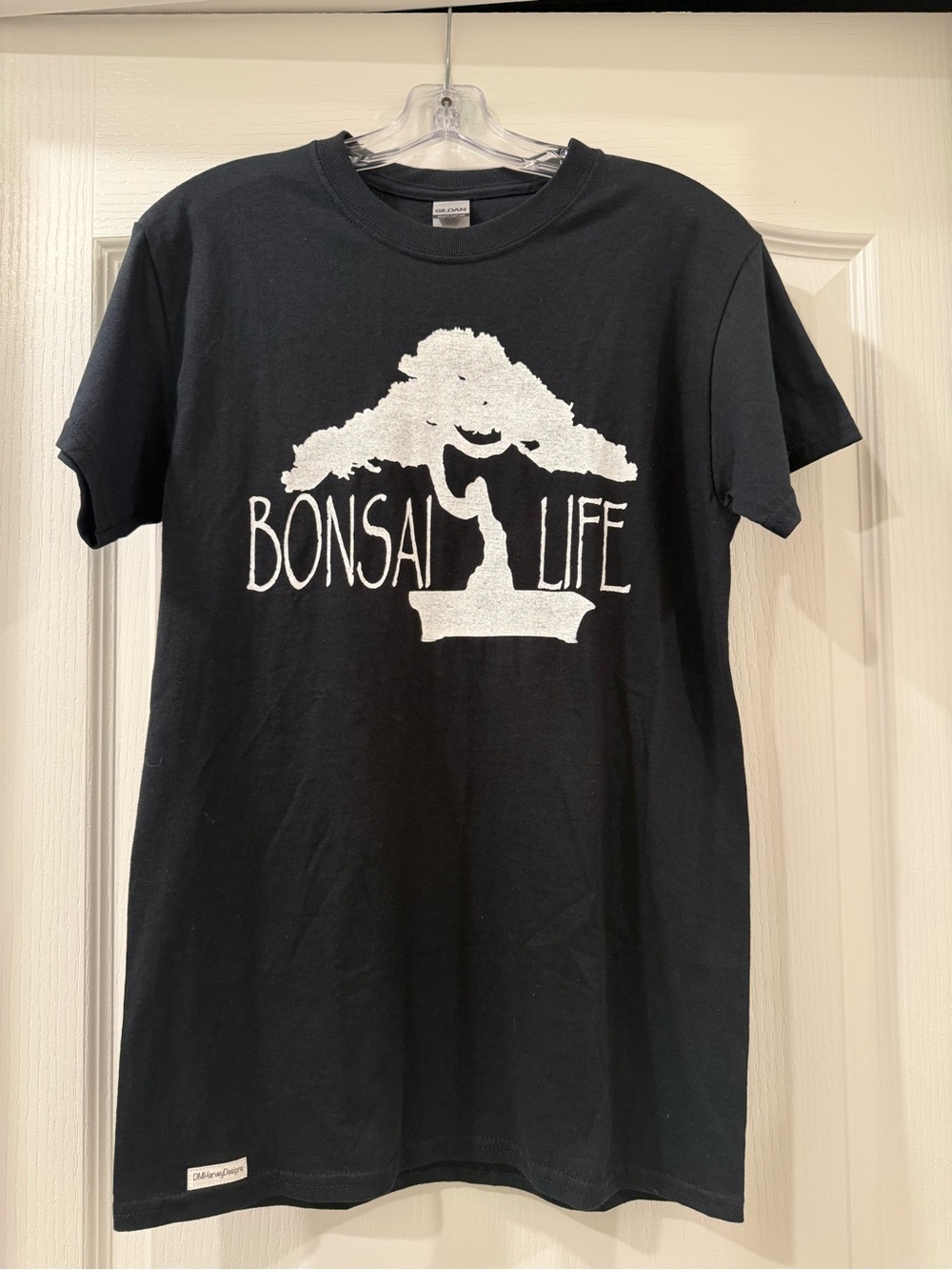 Bonsai Life Black Graphic T-Shirt - Size Large